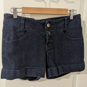 Express Jeans Dark Blue Denim shorts size 4